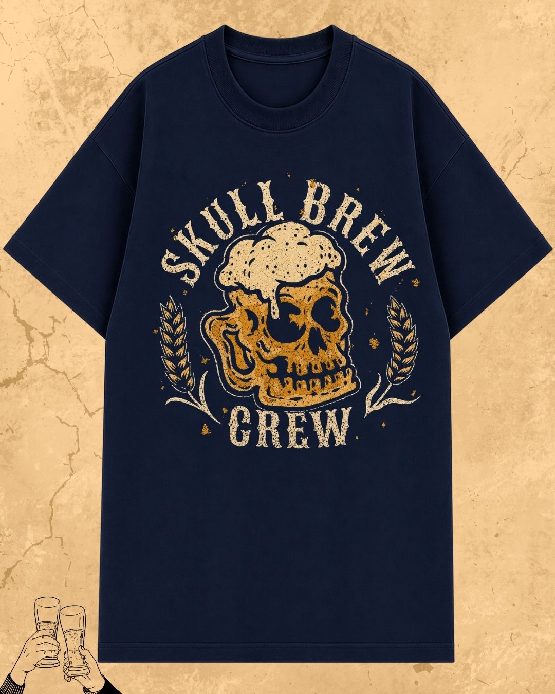Skull Beer Party T-Shirt