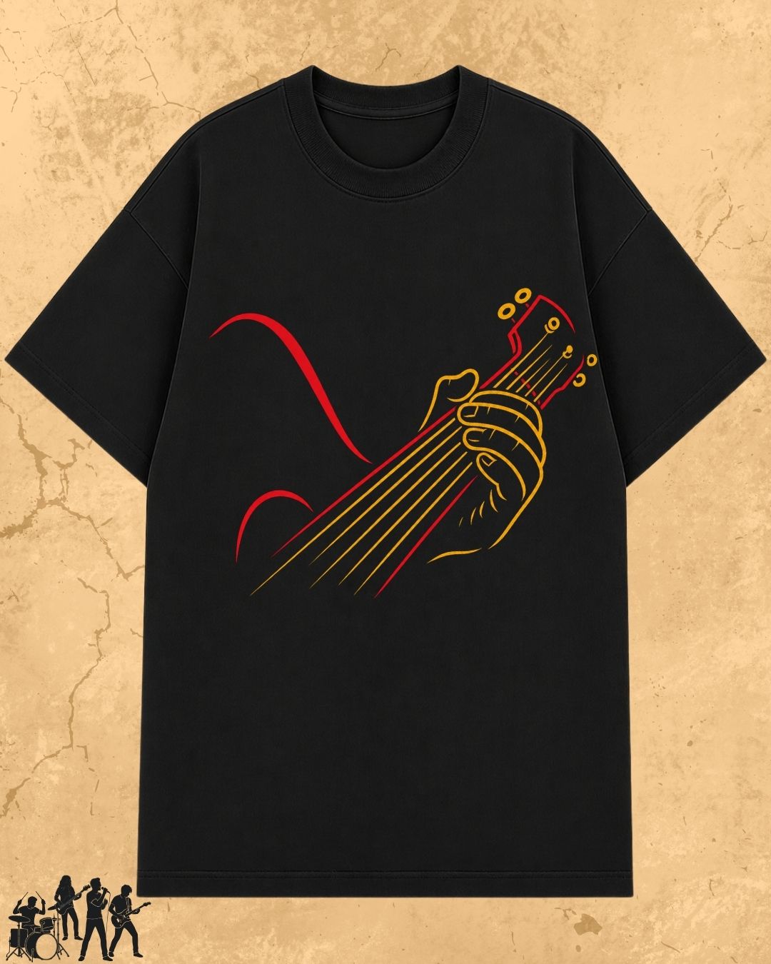 Minimal Music Vibe Cotton Tshirt