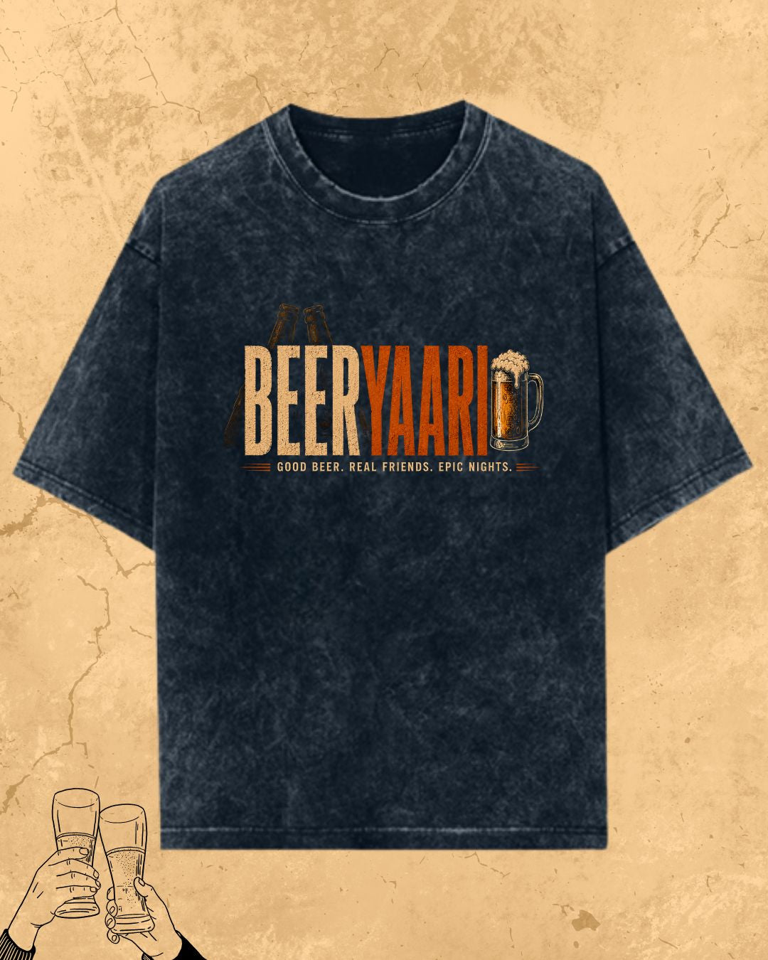 Beer Vibes Cotton Tshirt