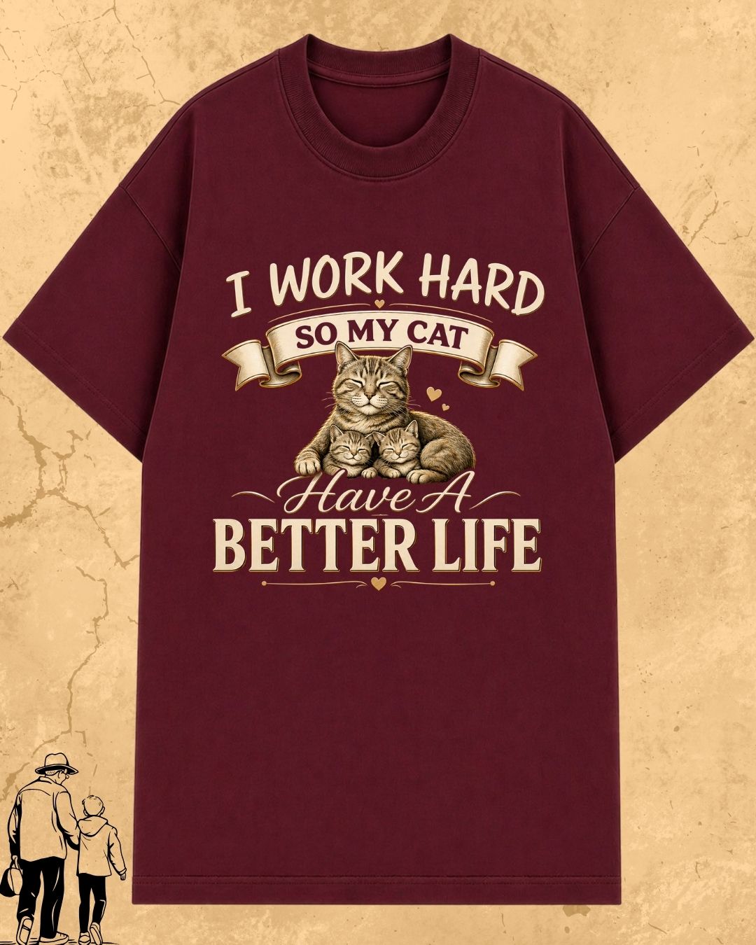 Purr Dad Cotton Tshirt