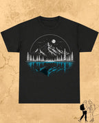 Mountain Reflection Cotton Tshirt