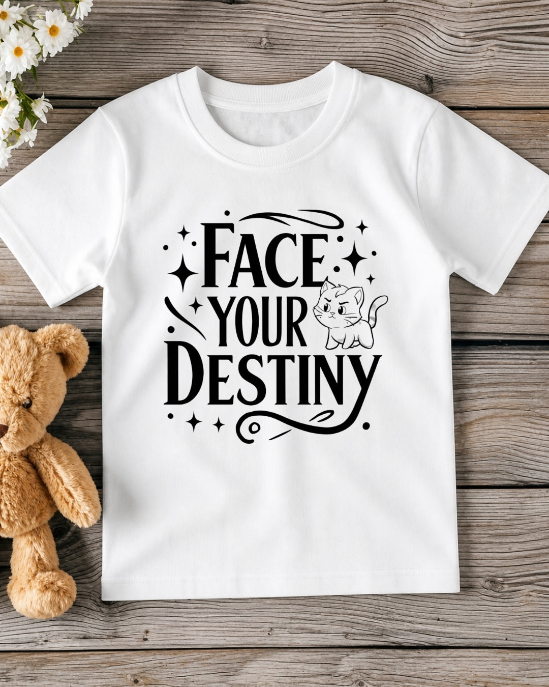 Face Your Destiny Kid Cotton Tshirt