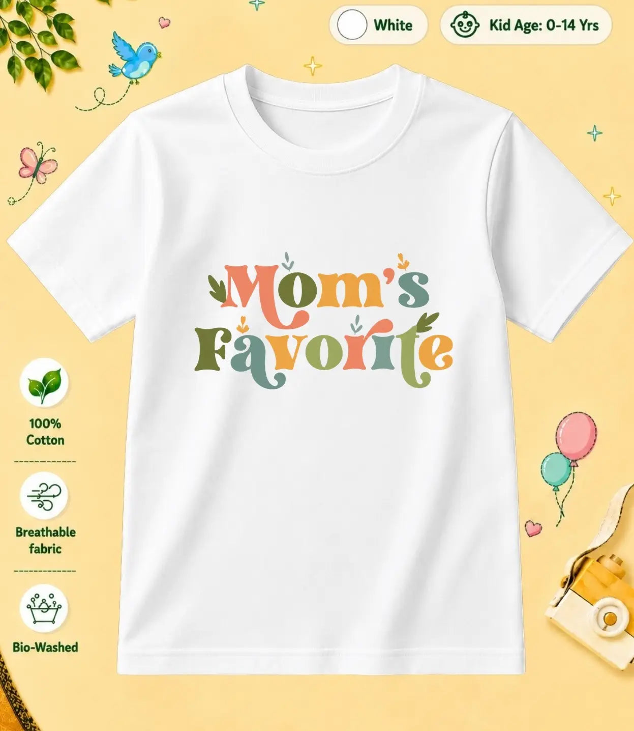 DAD & MOM Treasure kids Cotton Tee