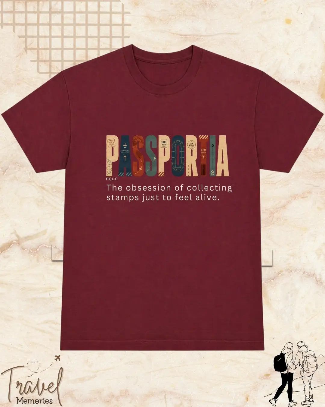 Travel Dictionary Cotton Tshirt