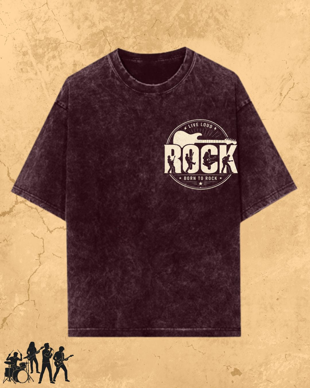 Rock Music Cotton Tshirt
