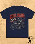 Vintage Cool Dad's Motorcycle Cotton Tshirt