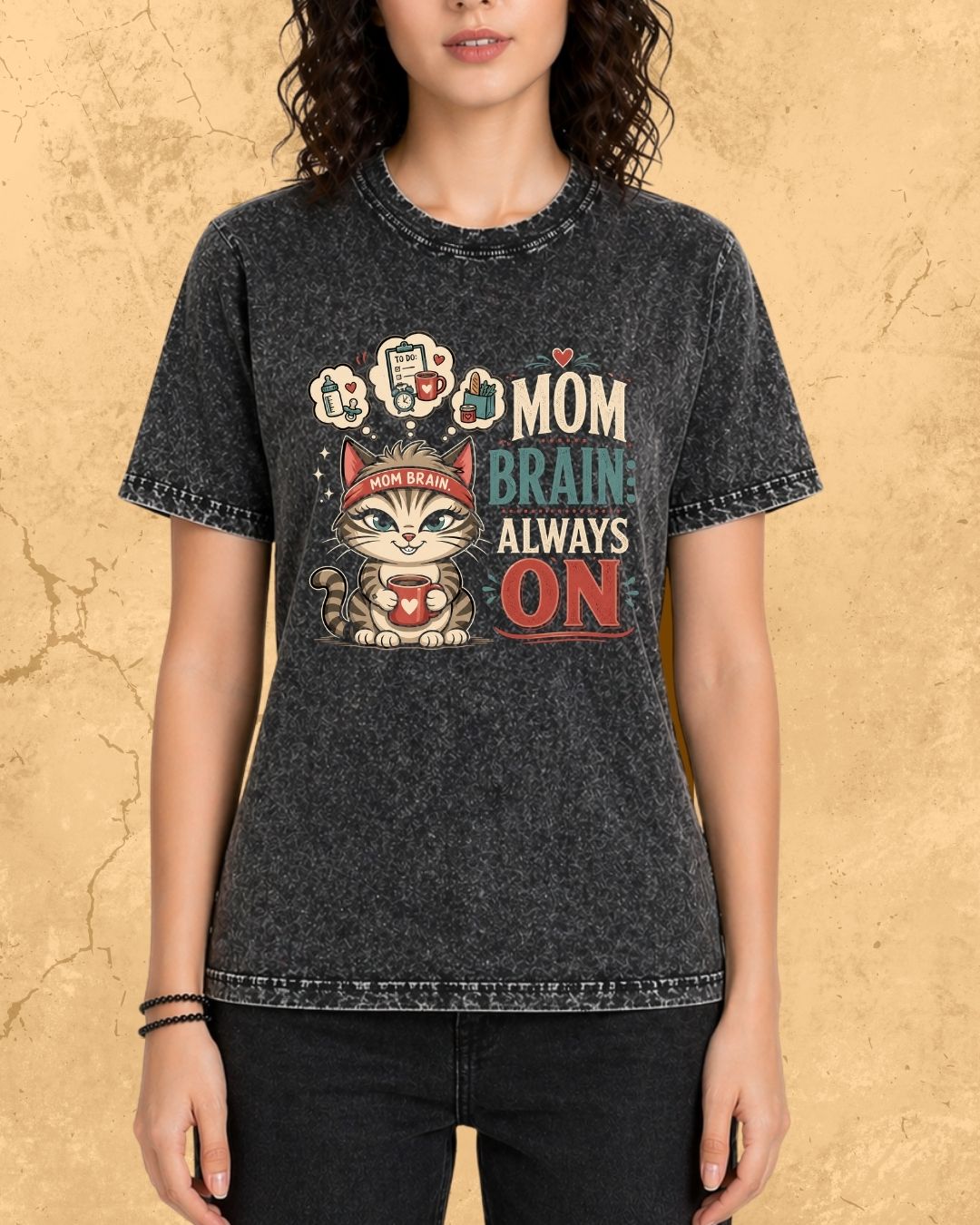 Purr Mom Cotton Tshirt