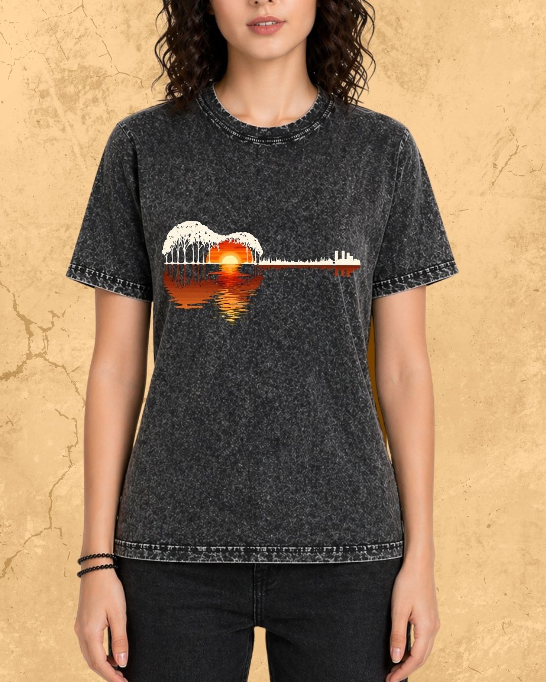 Guitar Relaxation Music Cotton T-Shirt