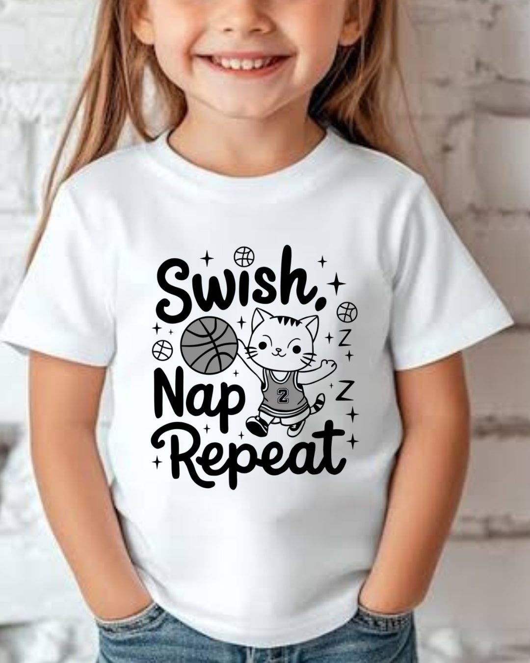 Swiss Nap Repeat kid Cotton Tshirt