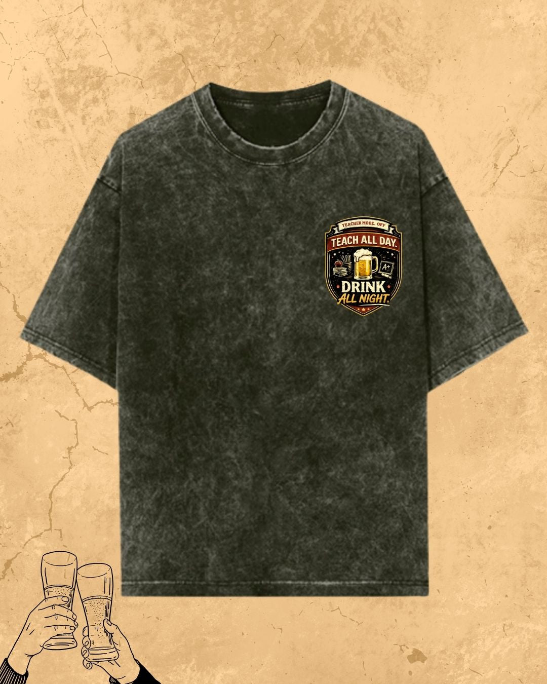 Beer Chemistry Pun Cotton Tshirt