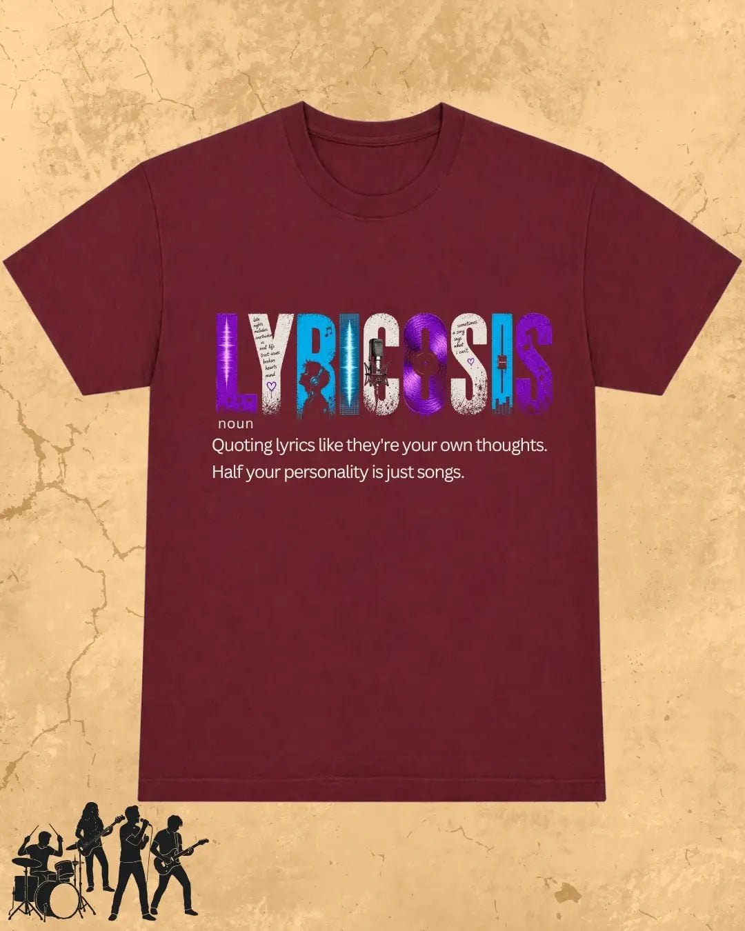 Hinglish Music Dictionary Cotton Tshirt