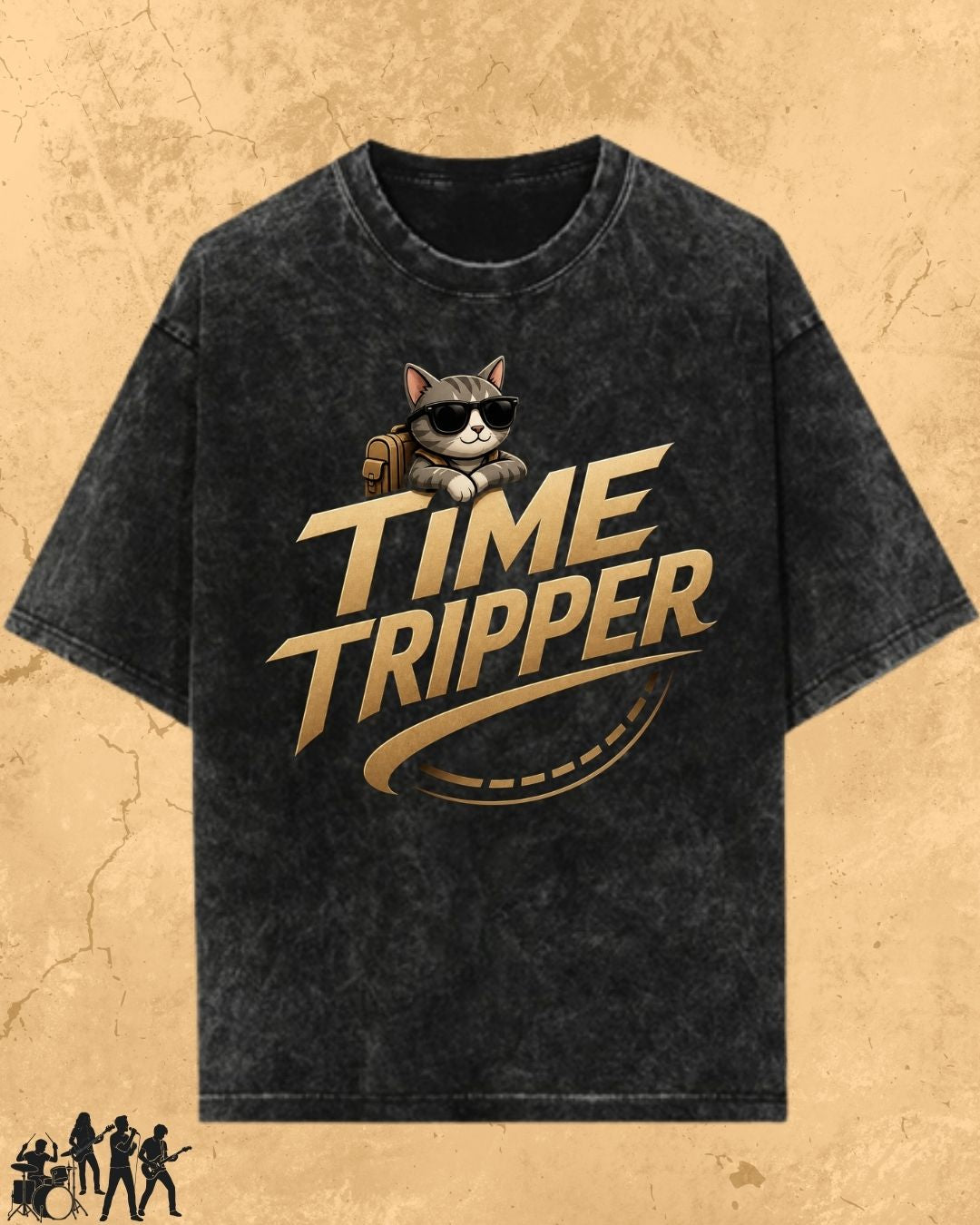 Meow Travel Mode Cotton Tshirt