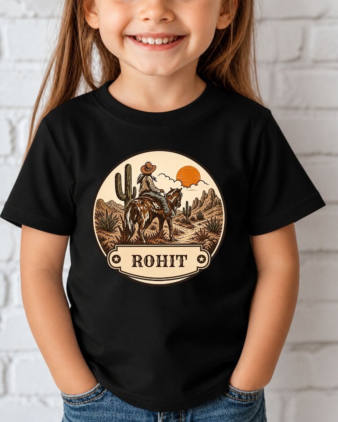 Vintage Adventure Custom Kid Cotton Tee