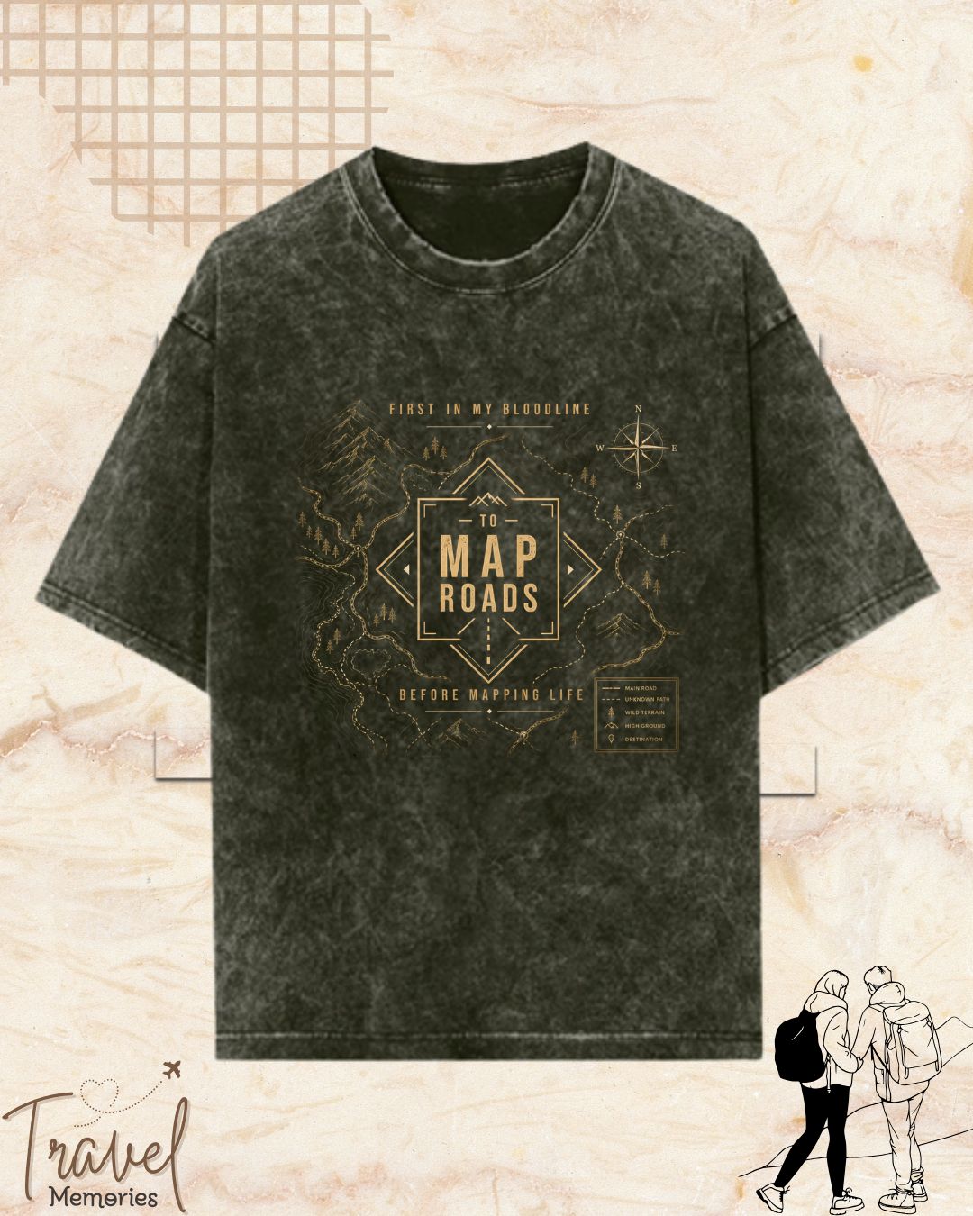 FIRST IN MY BLOODLINE Travel Cotton Tshirt