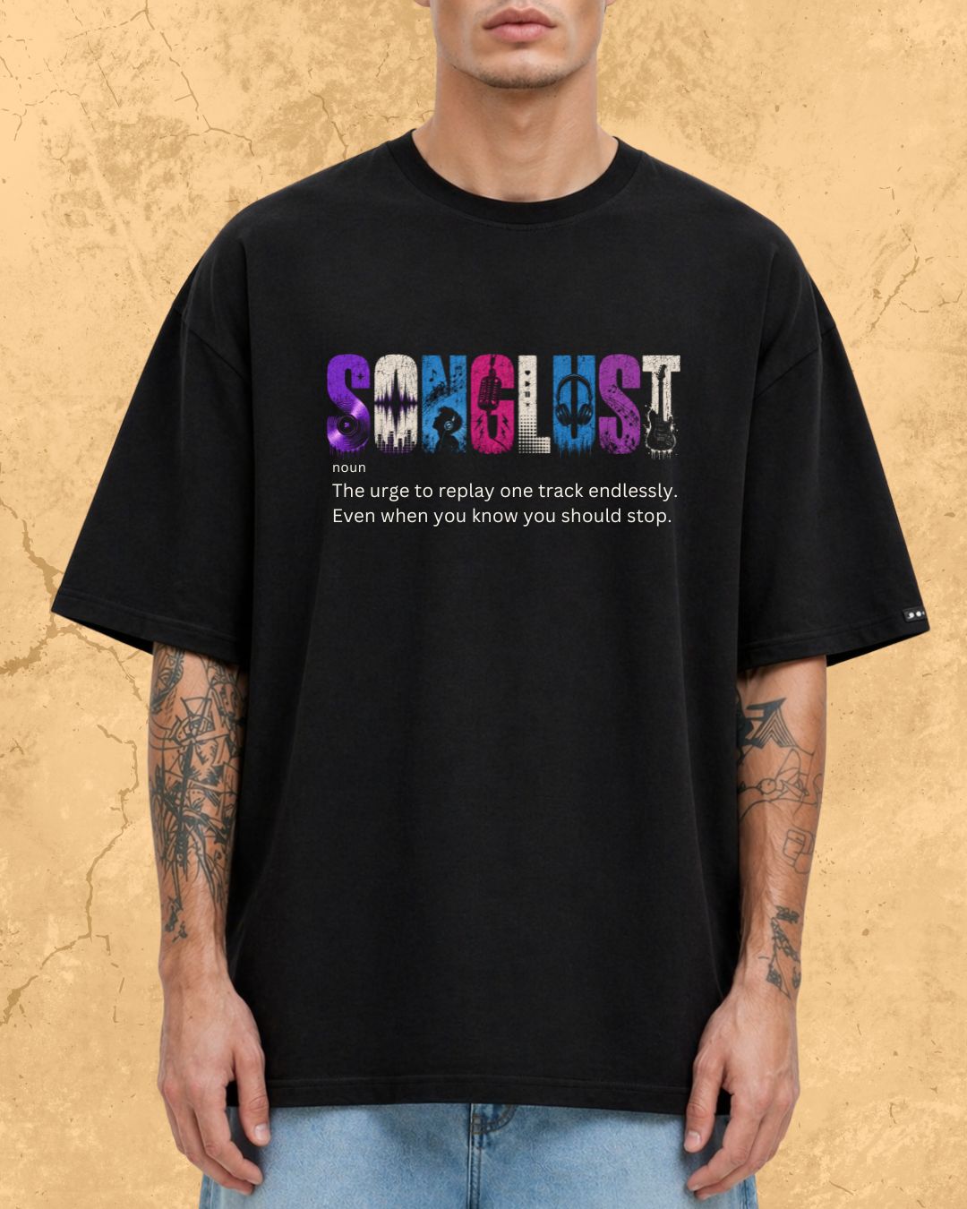 Hinglish Music Dictionary Cotton Tshirt