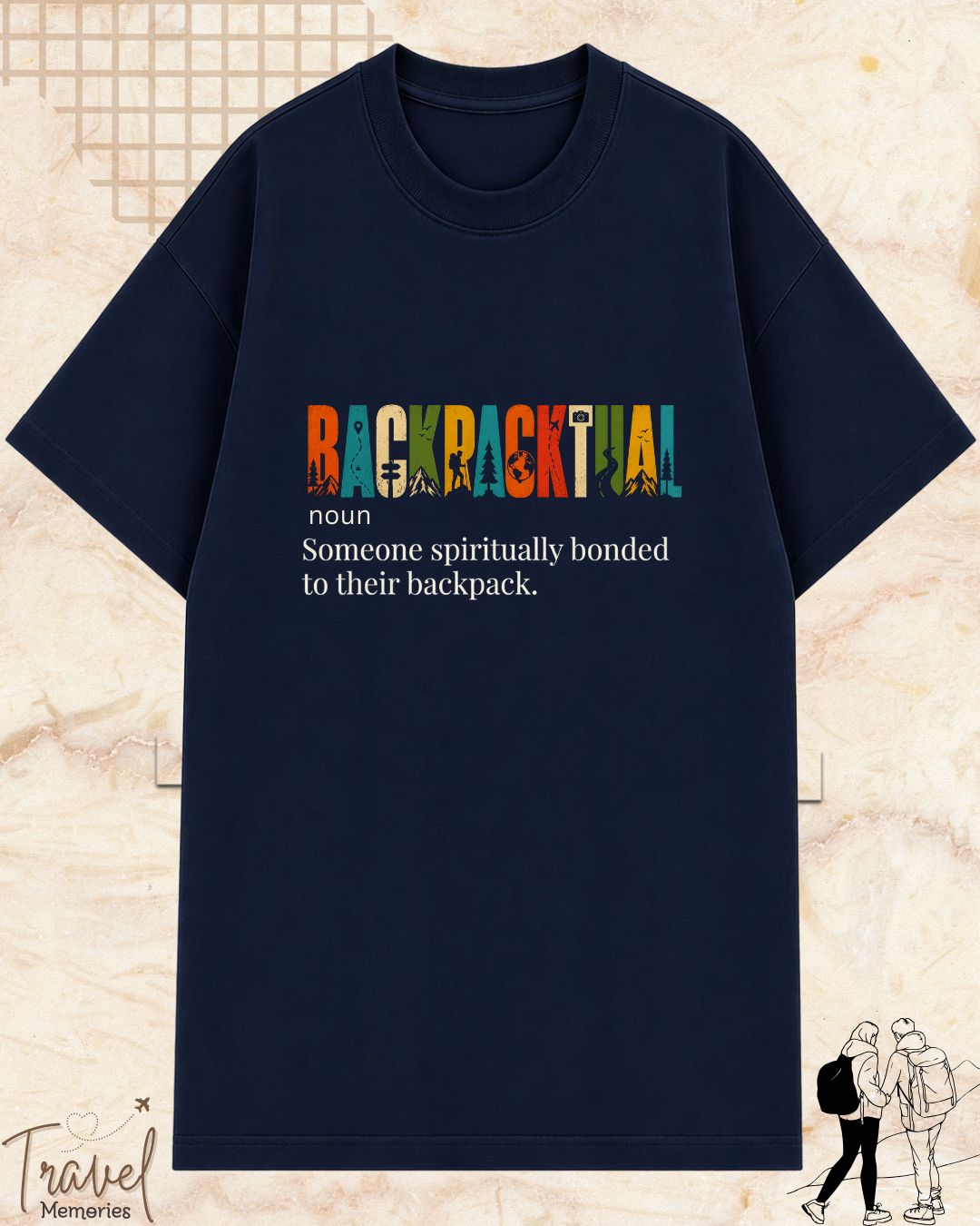 Hinglish Dictionary Travel Cotton Tshirt