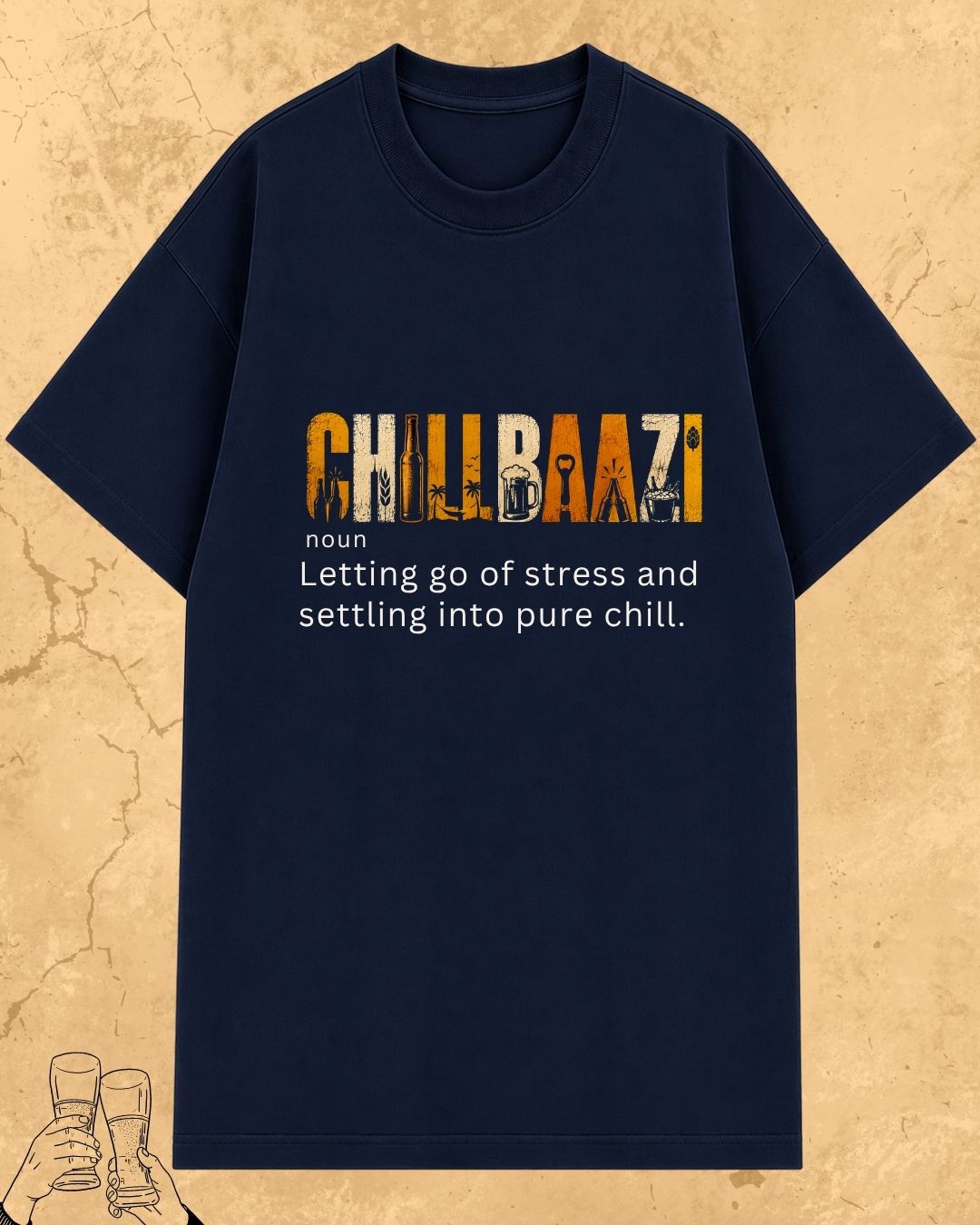 Hinglish Beer Dictionary Cotton Tshirt