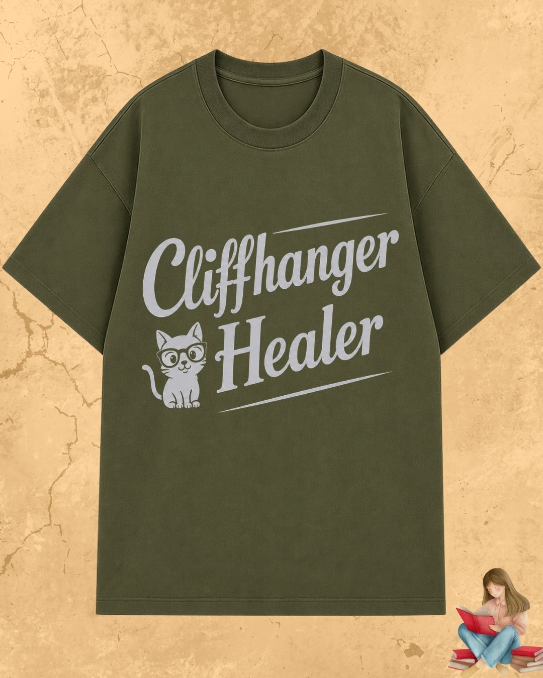 Purrfect Reader Cotton Tshirt