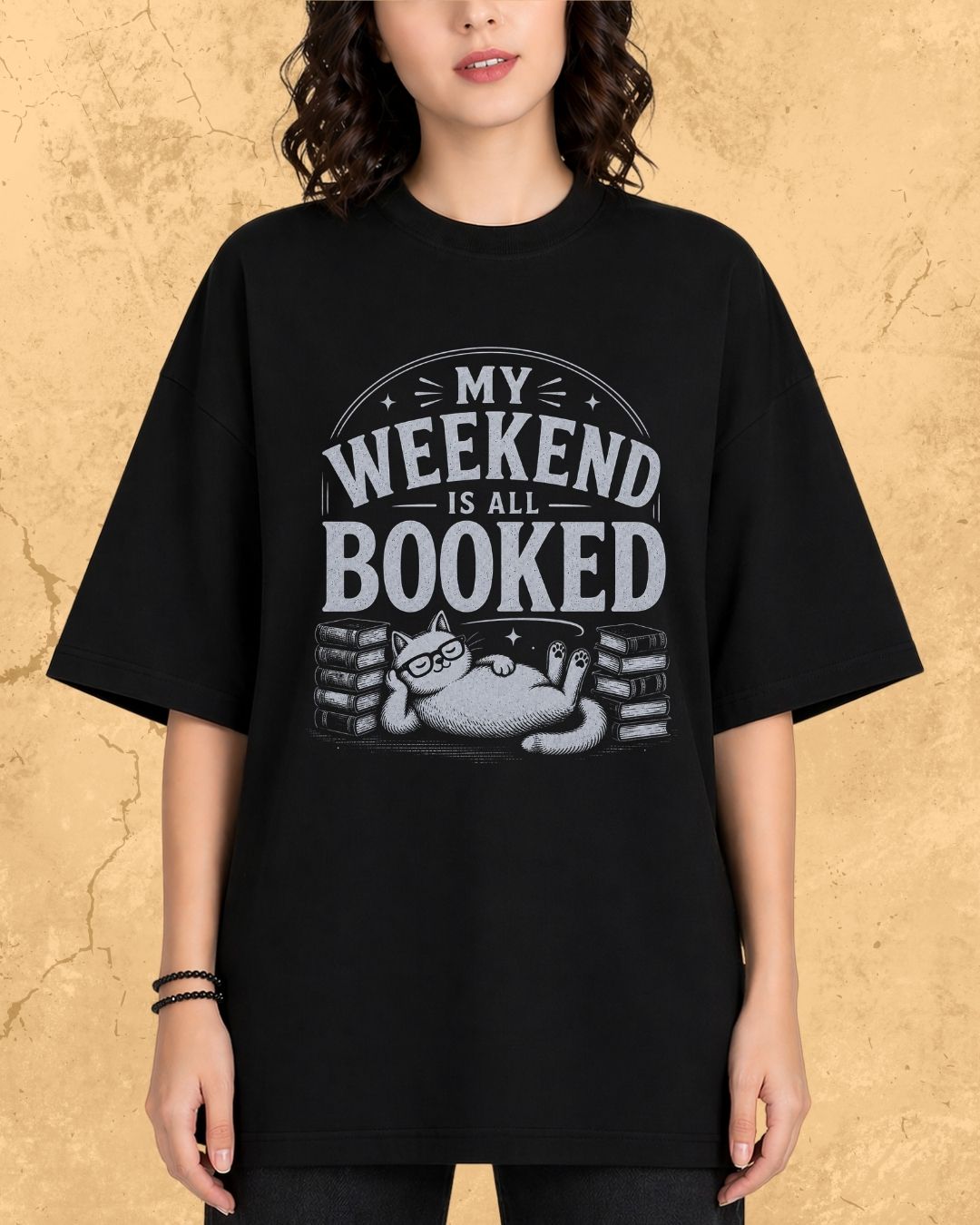 Purrfect Reader Cotton Tshirt