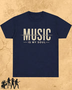 Music Is My Therapy Cotton Tshirt