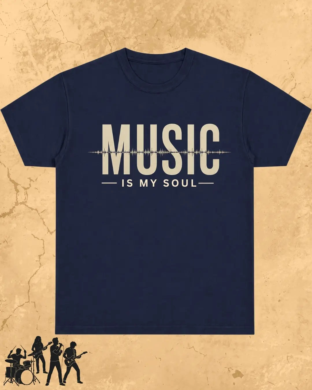 Music Is My Therapy Cotton Tshirt