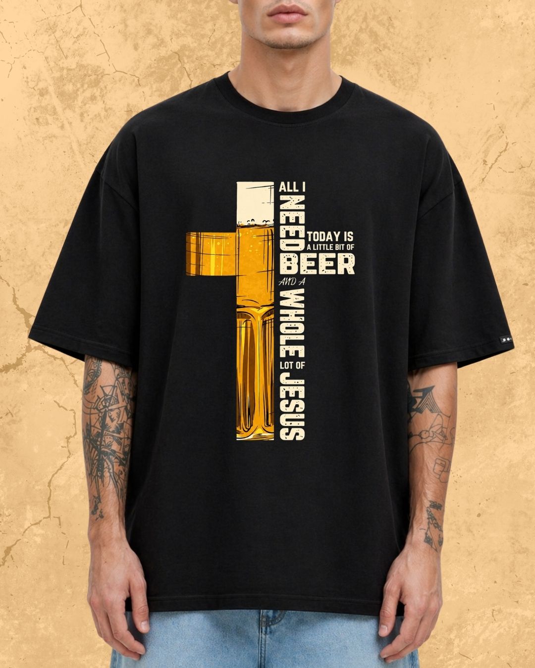 Mythic Beer Warrior Cotton T-Shirt