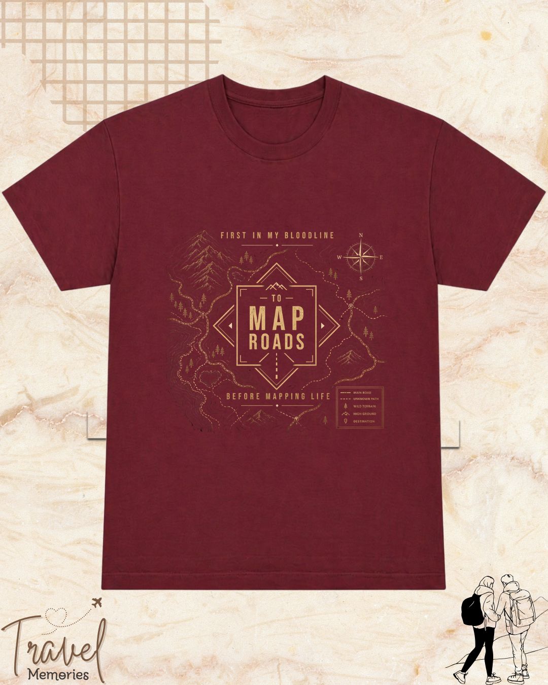 FIRST IN MY BLOODLINE Travel Cotton Tshirt