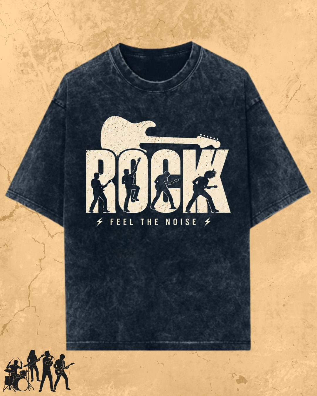 Rock Music Cotton Tshirt