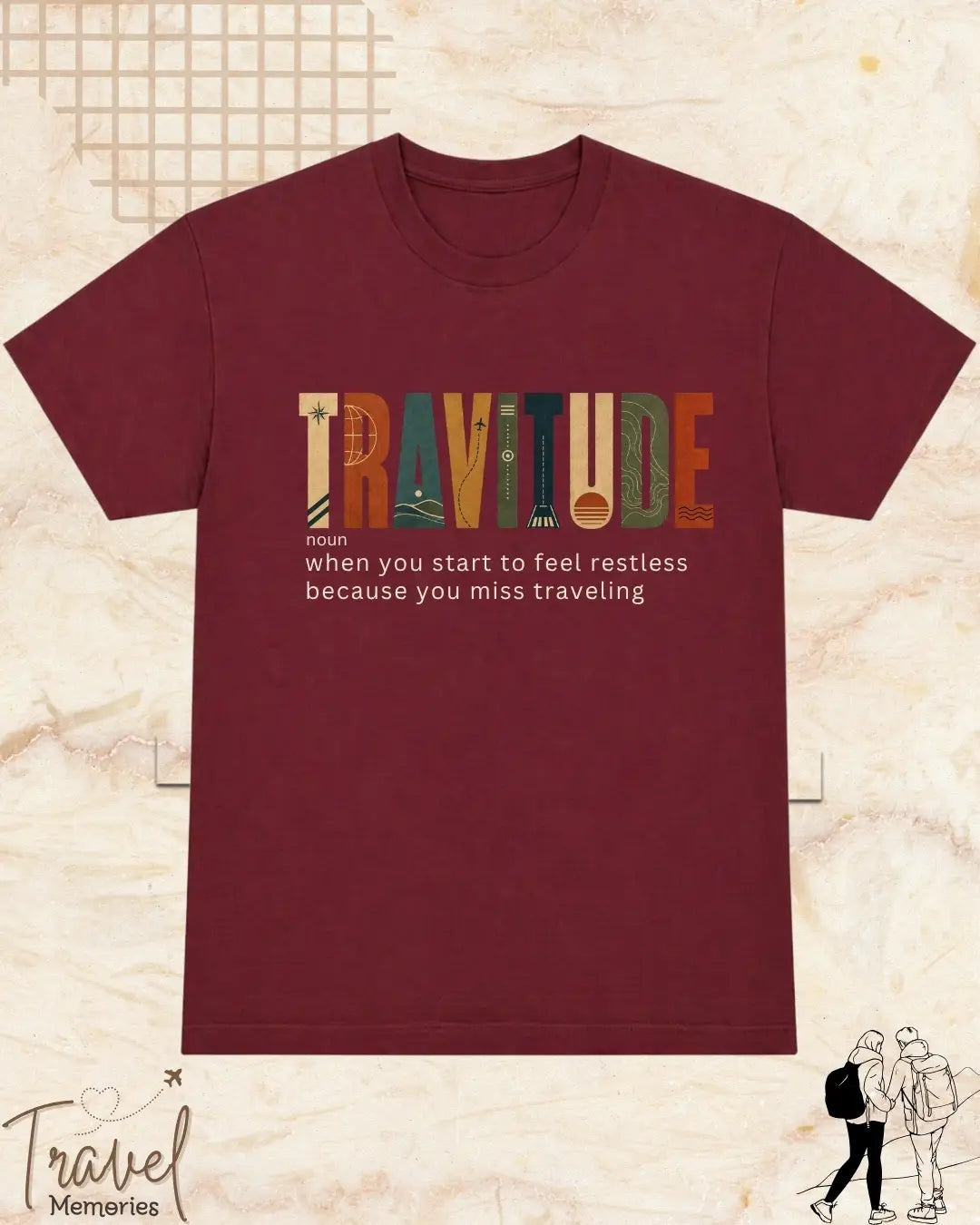 Travel Dictionary Cotton Tshirt