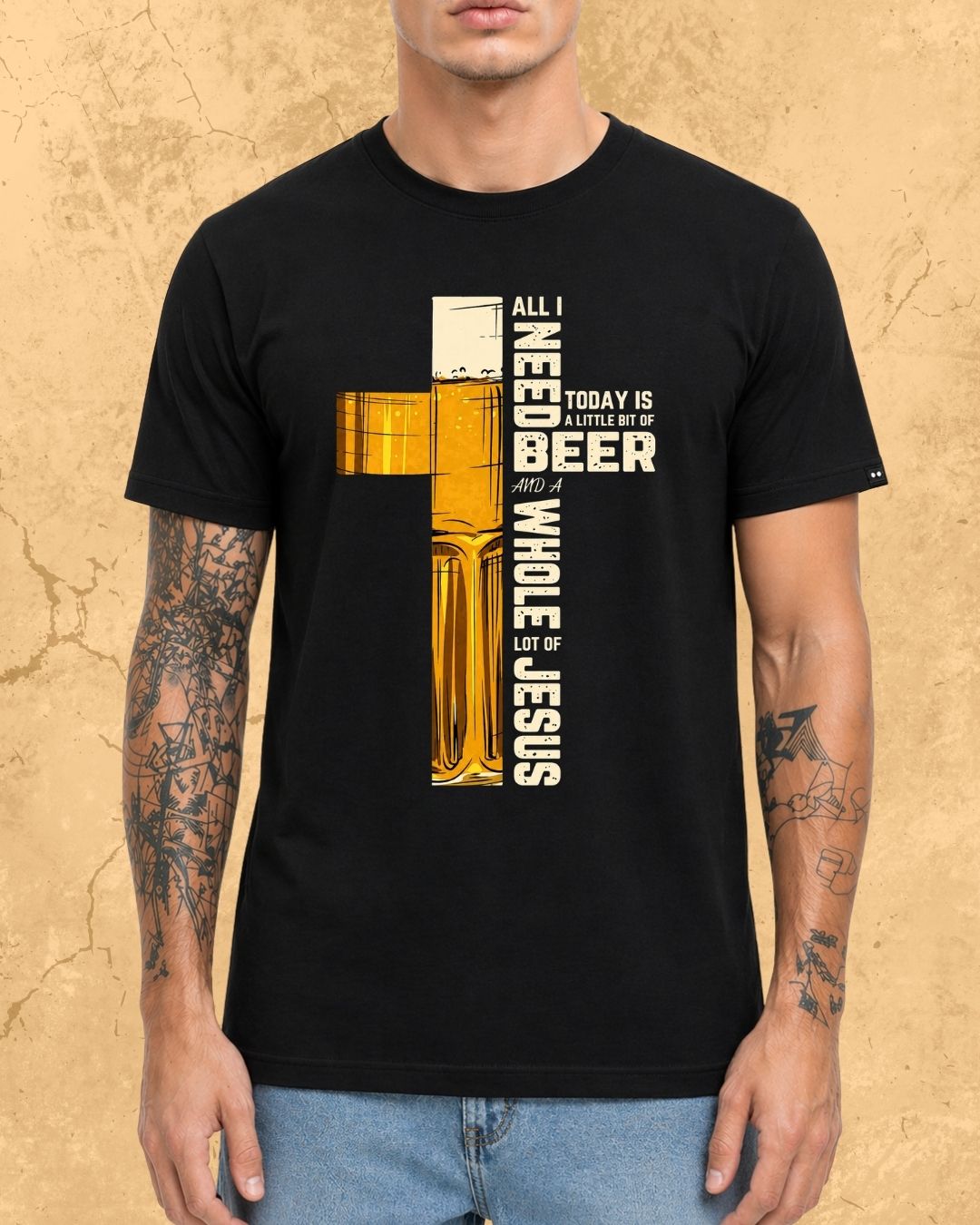 Mythic Beer Warrior Cotton T-Shirt