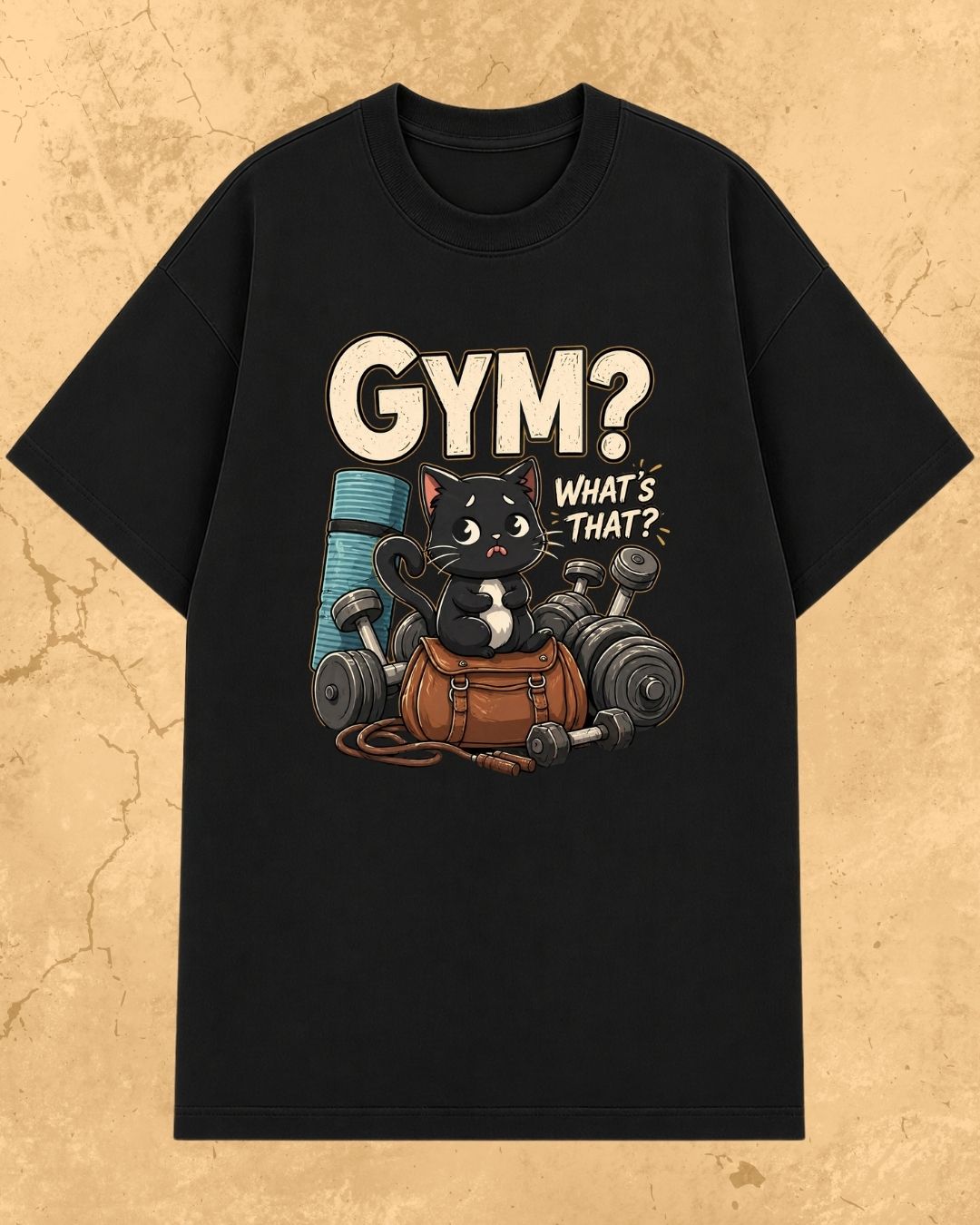 Meow Workout Cotton Tee