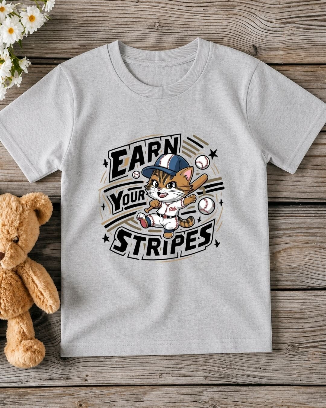 Baseball Kid Cotton Tee