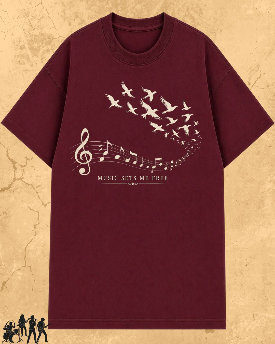 Music Freedom Cotton Tshirt