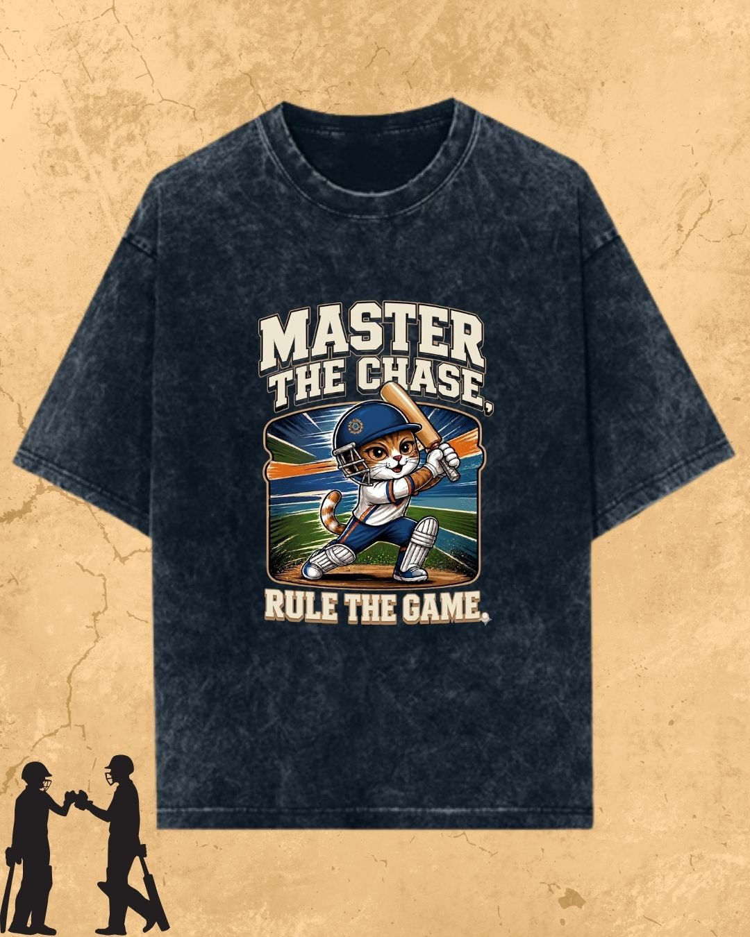 Meow Cricket Champion Cotton Tee
