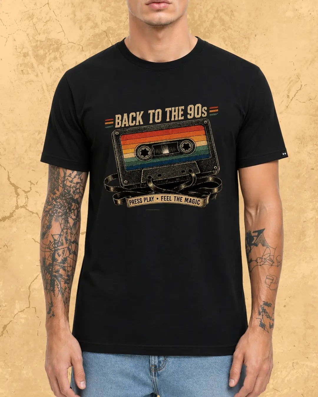 Retro Cassette Music Cotton Tshirt
