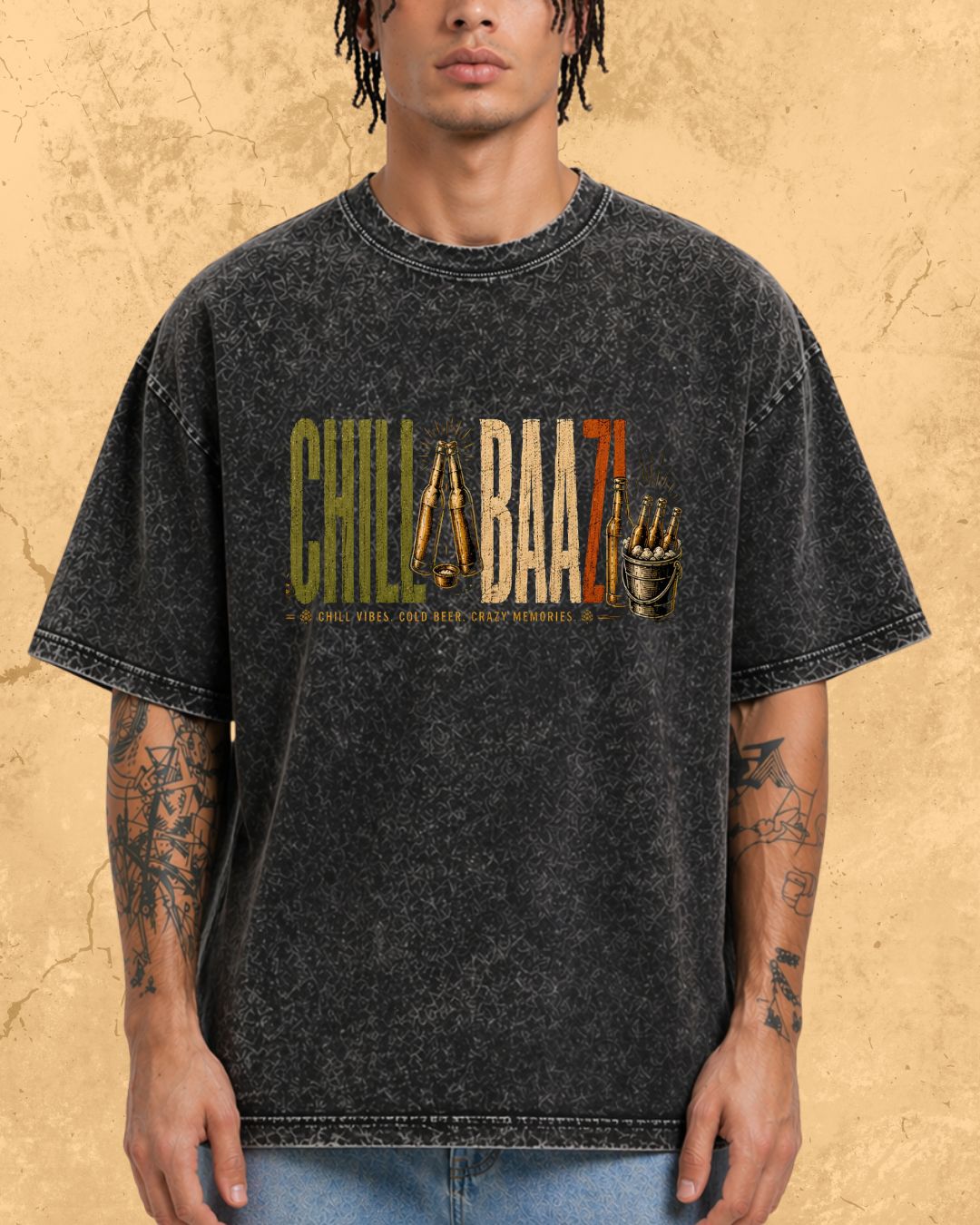 Beer Vibes Cotton Tshirt