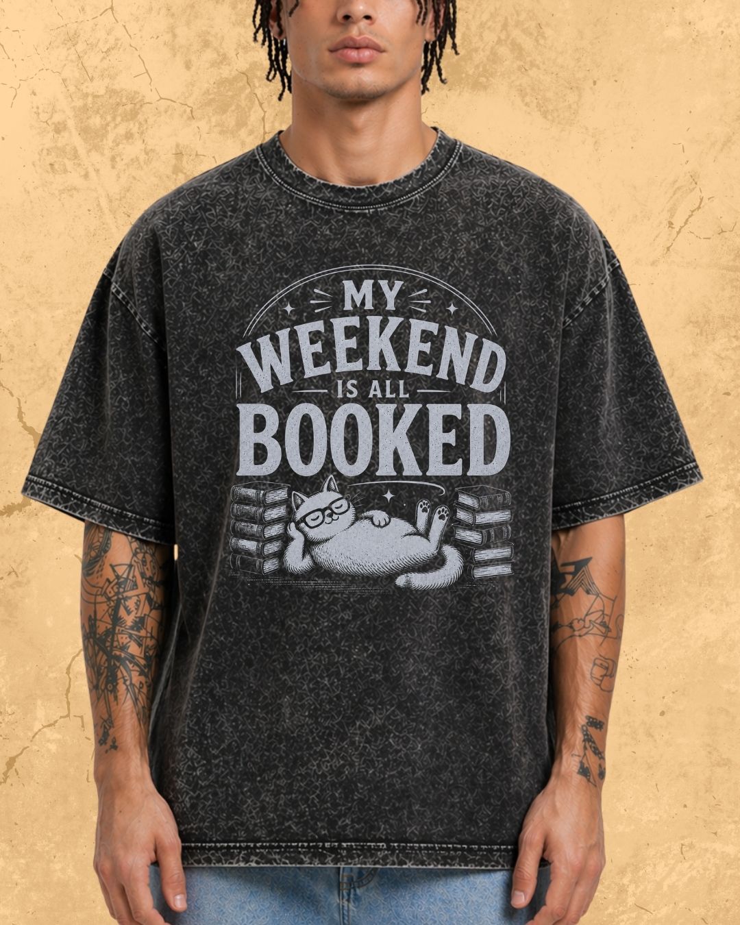 Purrfect Reader Cotton Tshirt