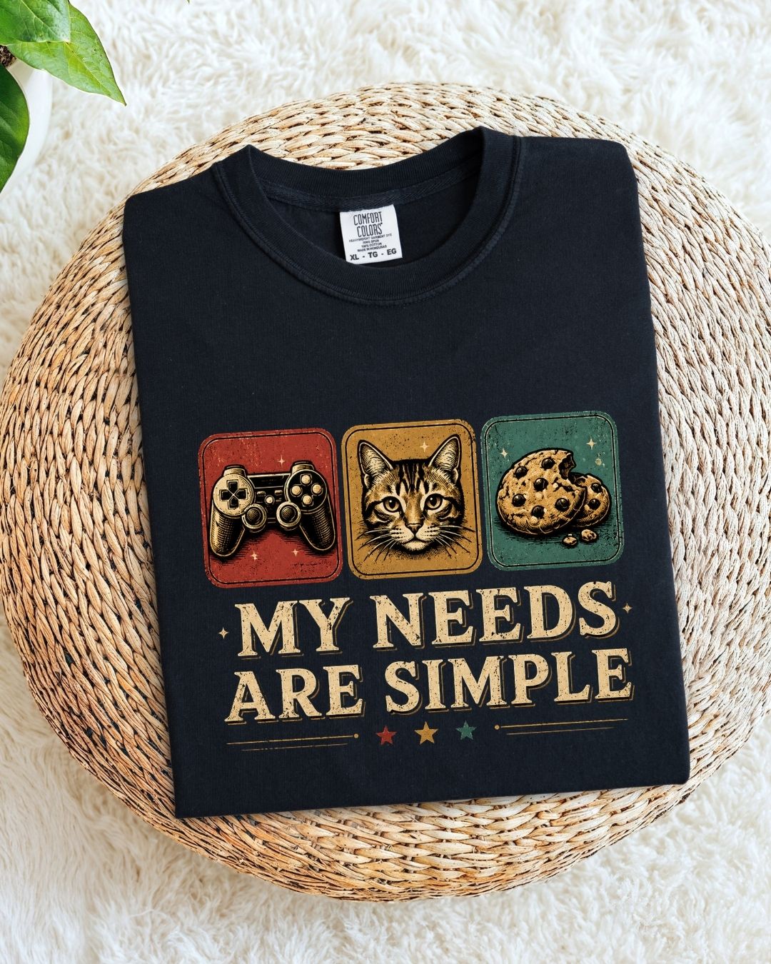 Purrfect Gamer Cotton Tshirt