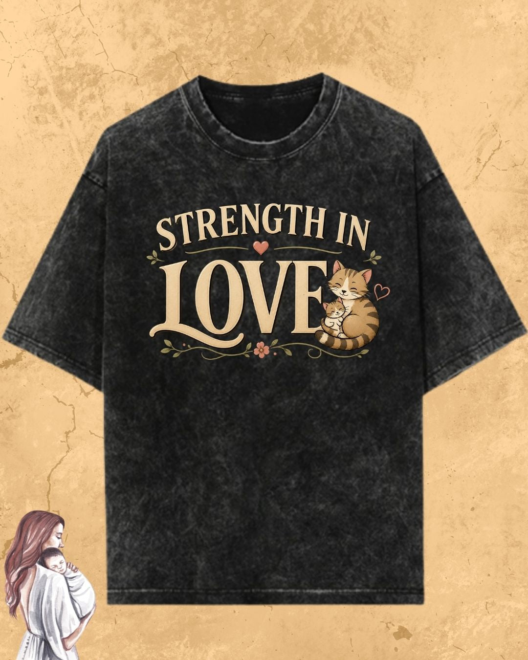 Purr Mom Cotton Tshirt