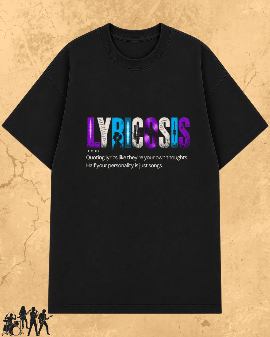 Hinglish Music Dictionary Cotton Tshirt