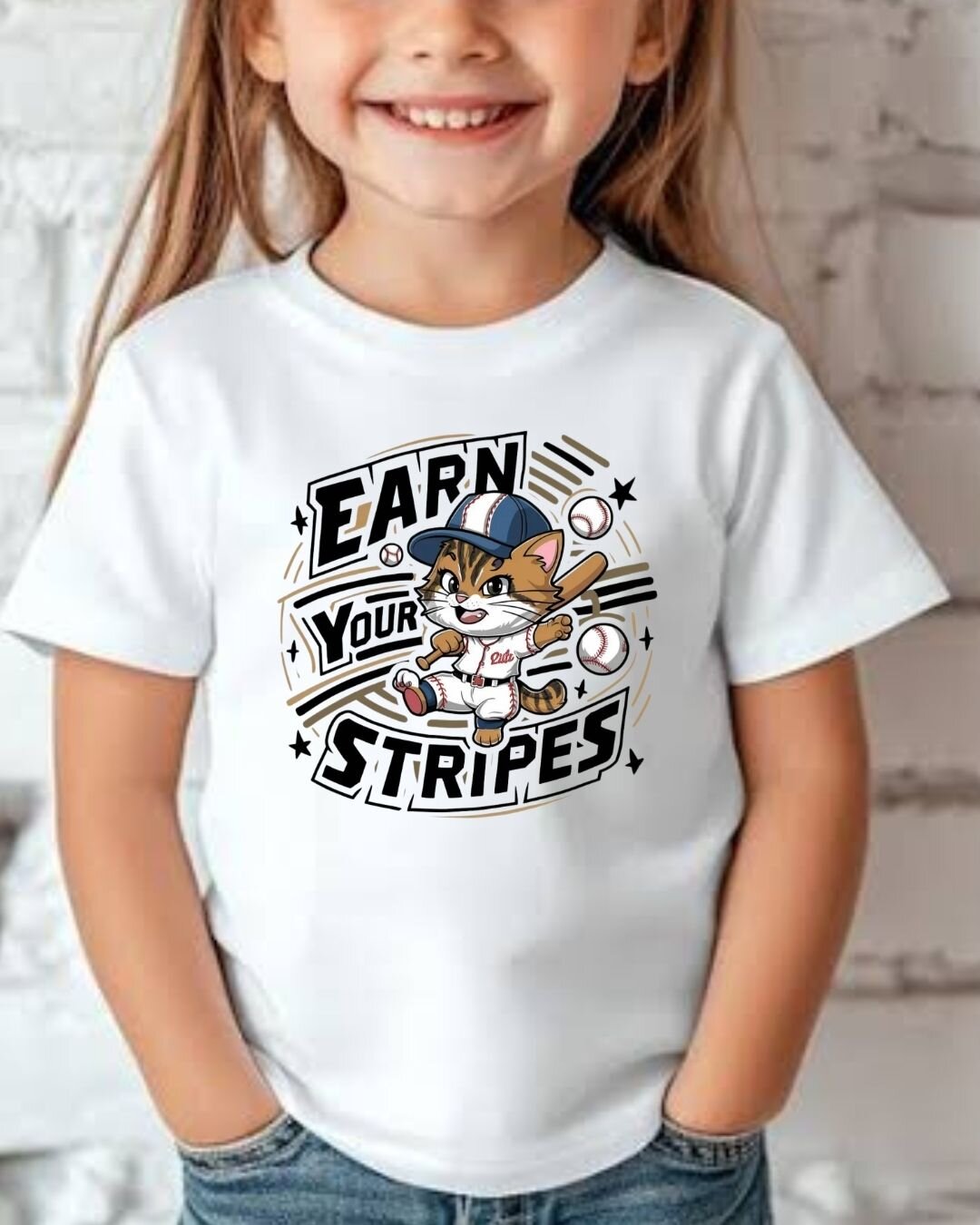Baseball Kid Cotton Tee