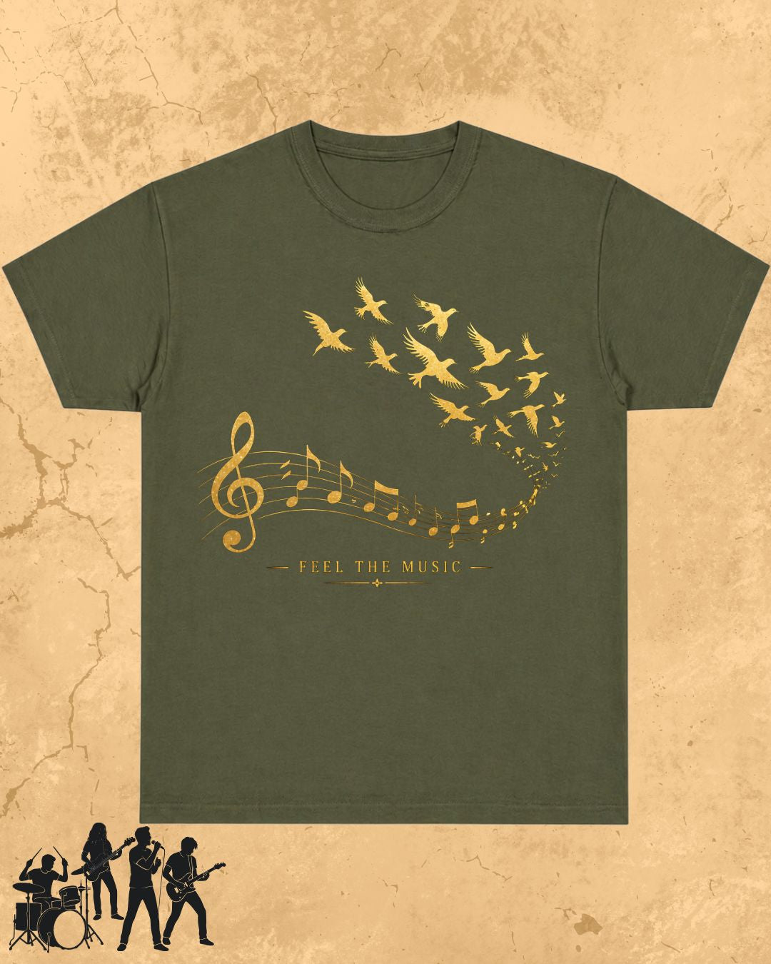 Music Freedom Cotton Tshirt