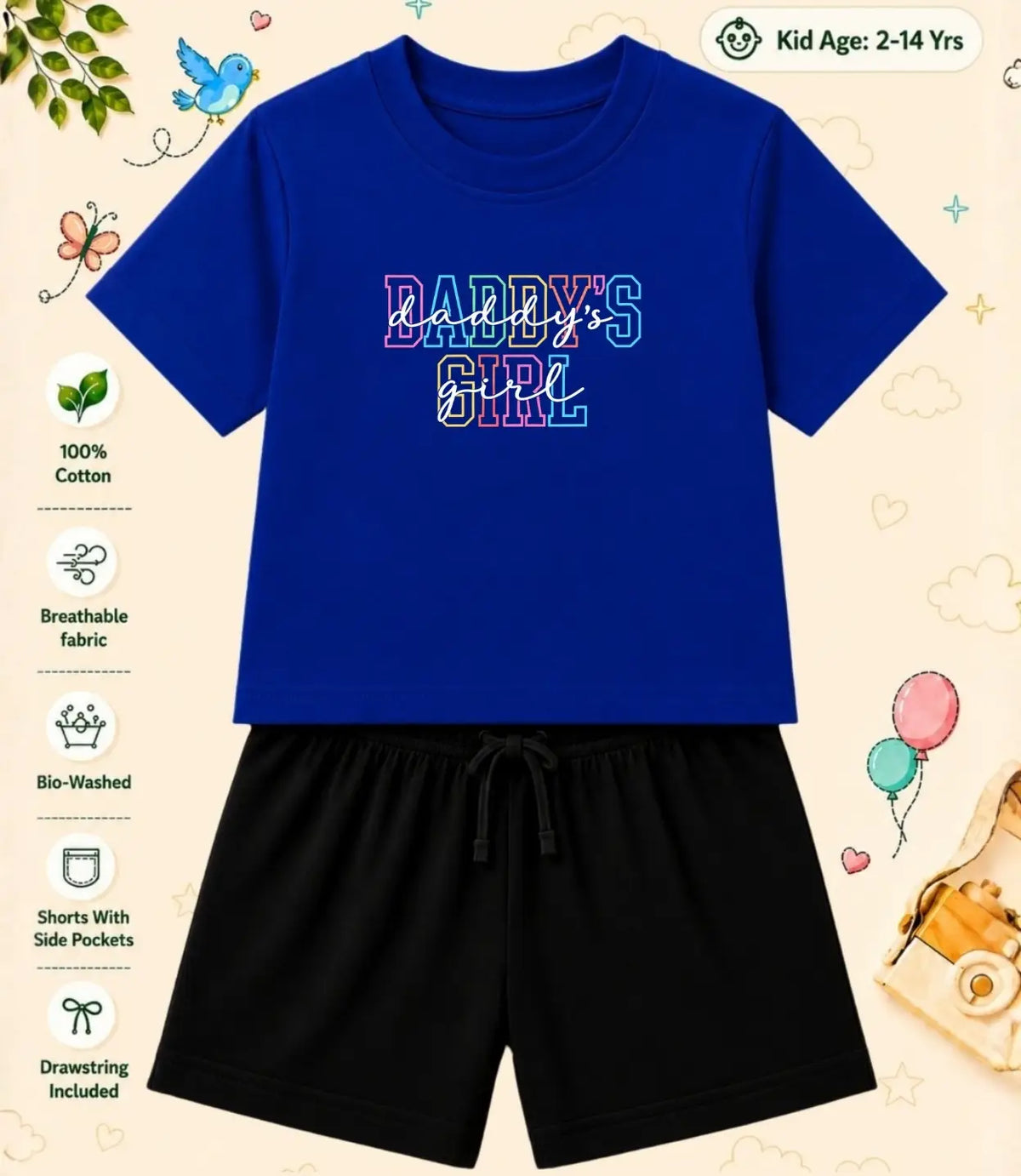 Mom - Dad Treasure Kid Co-ord Set