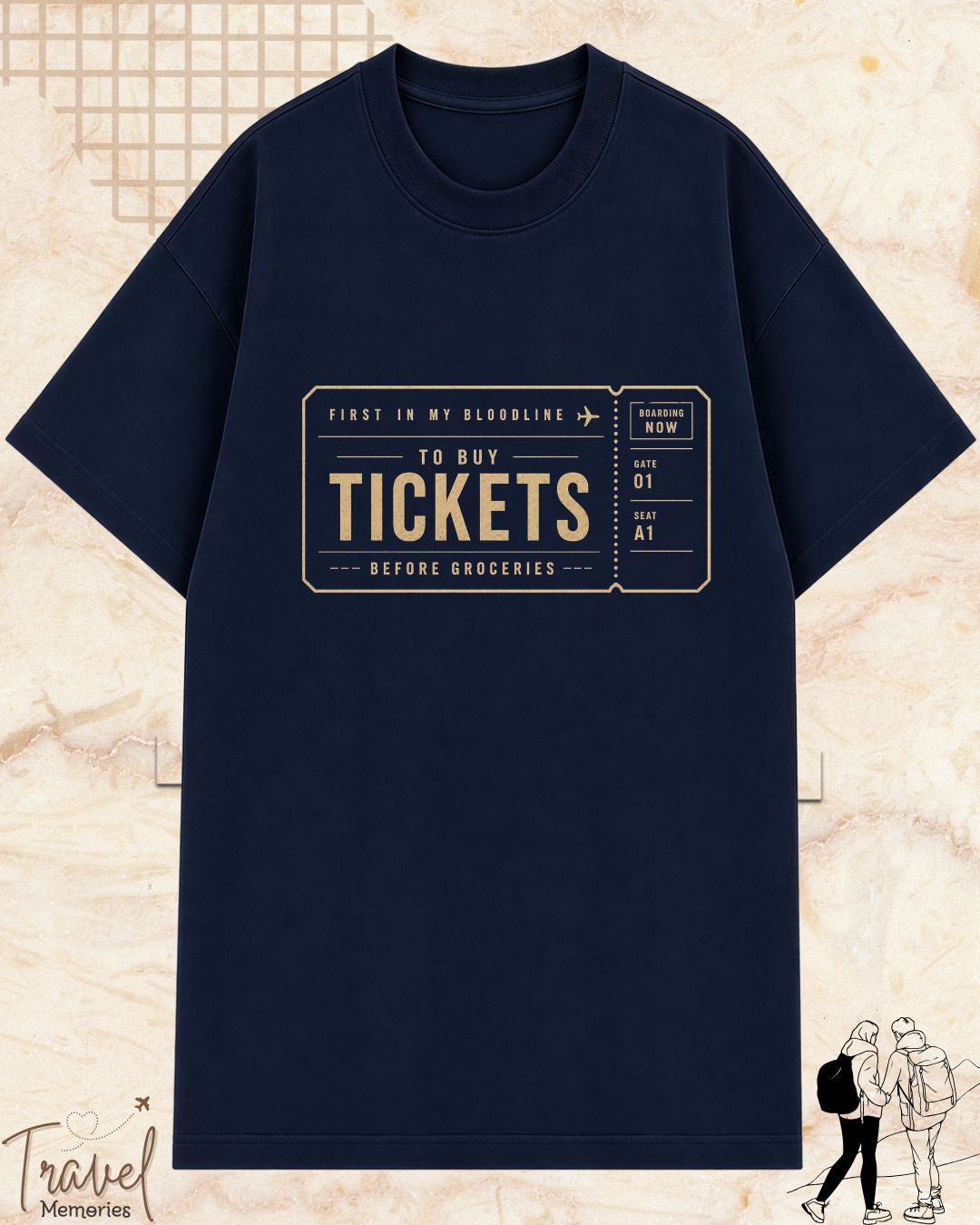 FIRST IN MY BLOODLINE Travel Cotton Tshirt