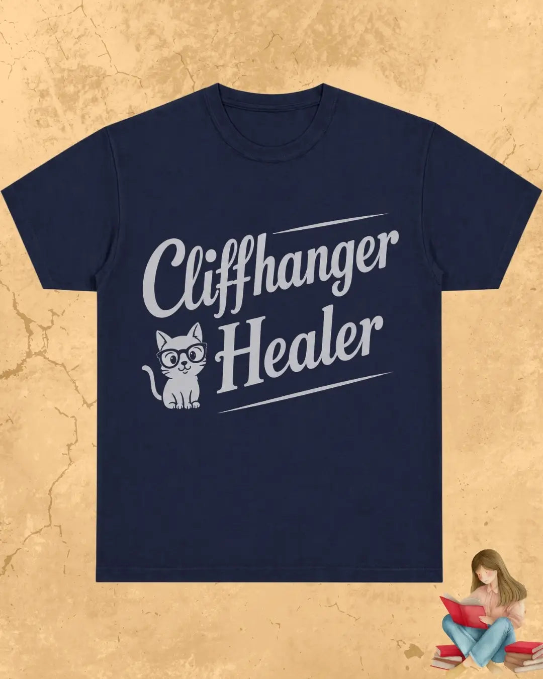 Purrfect Reader Cotton Tshirt