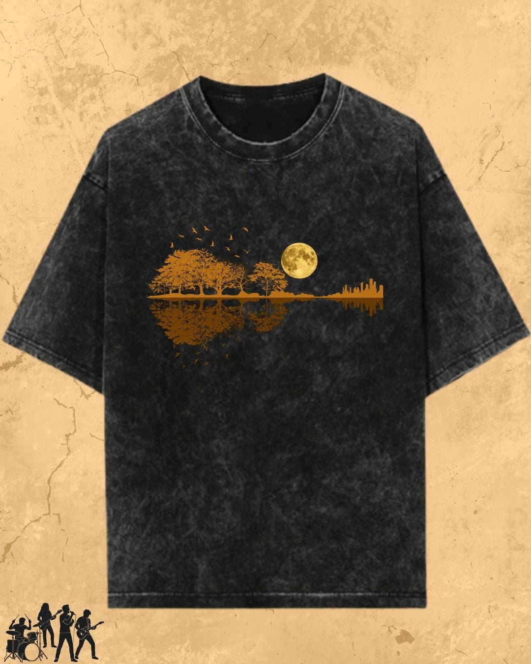 Guitar Relaxation Music Cotton T-Shirt