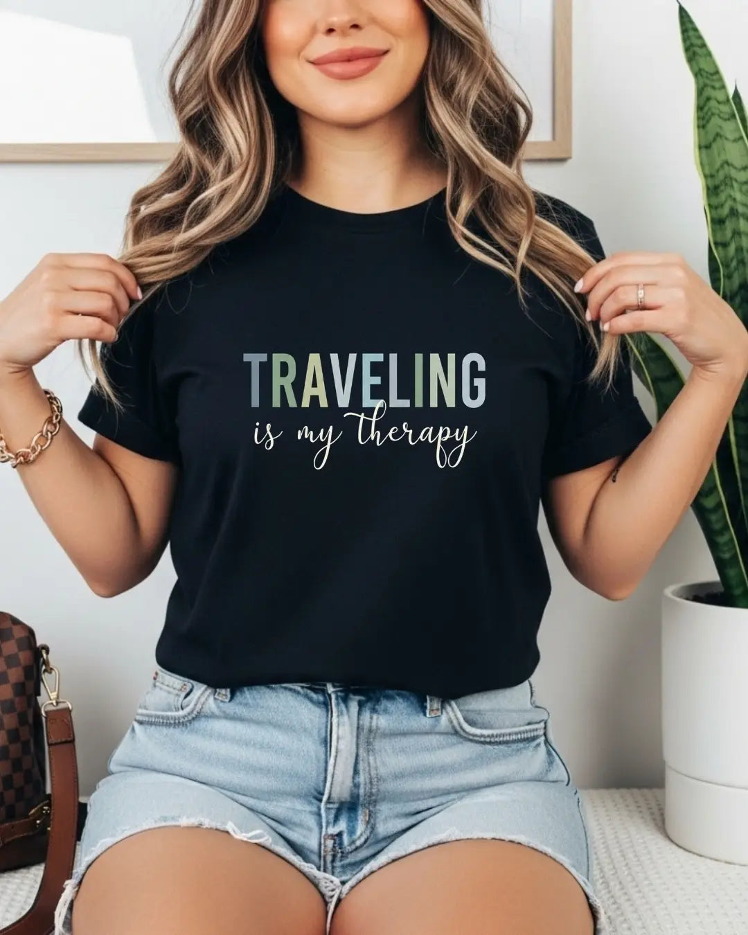 WanderScape Travel Cotton Tshirt