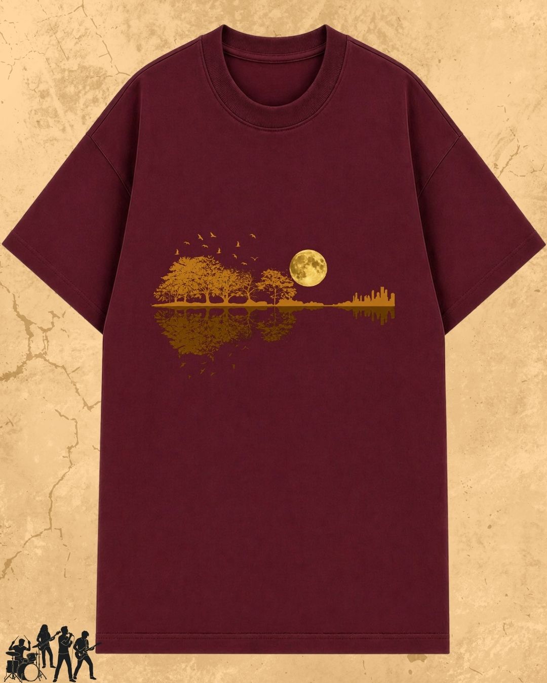 Guitar Relaxation Music Cotton T-Shirt