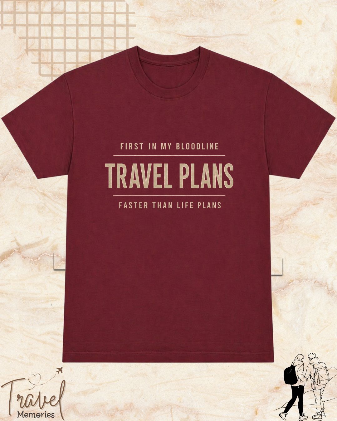 FIRST IN MY BLOODLINE Travel Cotton Tshirt