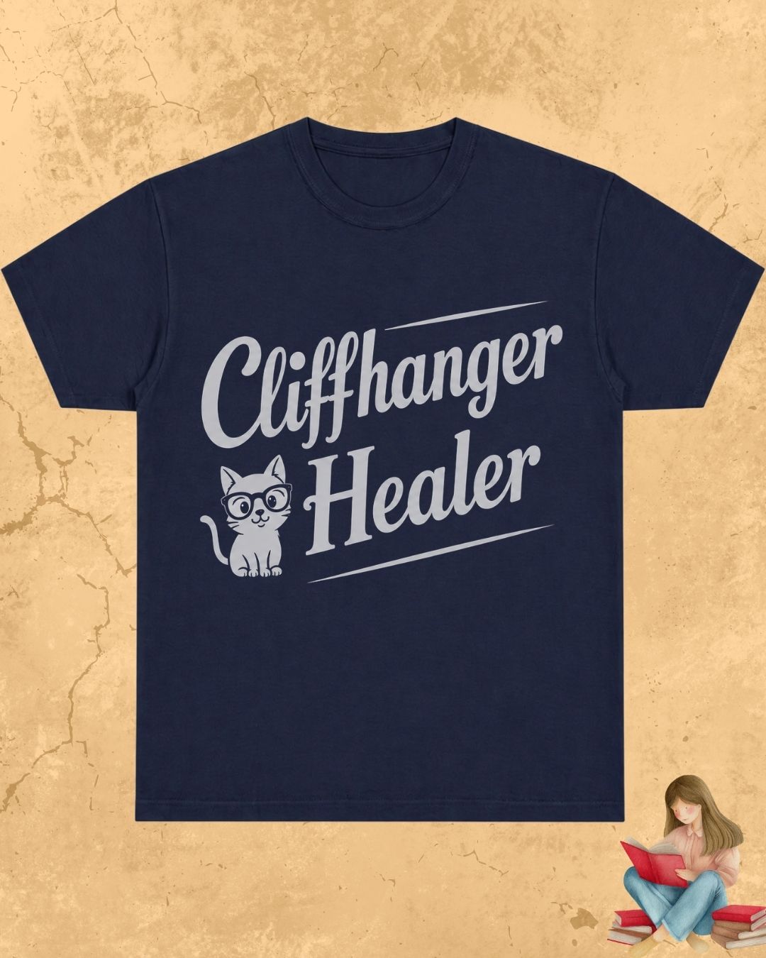 Purrfect Reader Cotton Tshirt